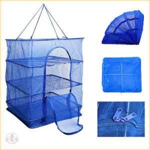 Drying Net Rack 3-Tier Hanging Food Storage Dried Fish and Dried Vegetable Hang Net