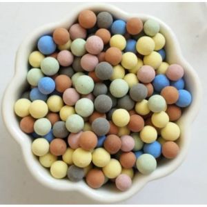 COLORFUL LECA 10MM COLOR SELECTION CLAY PEBBLES GARDENING PLANTS DECORATION LECA BALLS  彩色陶粒 水根种植陶粒