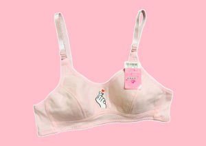 เสื้อในเด็กวัยโต(N8805)เสื้อในนักเรียน/วัยรุ่น มีลายน่ารักเป็นลายจีบนิ้ว(เป็นคัพเอค่ะ)สินค้ามี4สี4ไซส์ พร้อมส่ง.