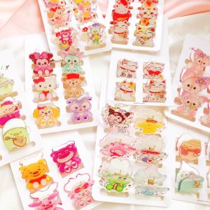 [SG] Bundle Set - Kawaii Cute Sumiko Fortune Cat Sanrio Princess Small Claw Hair Clip Accessories Ready Stock