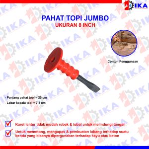 Camel Pahat Batu Beton Bulat Pipih Lancip 8 10 12 inch Pahat Topi Tembok ALAT PAHAT BETON 12 INCI TOPI KARET BESAR TEBAL PAHAT 8 INCH BETEL TEMBOK DINDING BETON