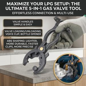 Special wrench for removing pressure reducer valve of liquefied gas natural special tools