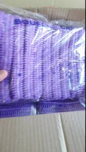 หมวกกระดาษเเพคละ50ชื่นฝุ่นละอองน้ำ หมวก  ตัว หนอน คลุม ผม 22 นิ้ว