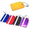 Luggage Name Tag Koper / HEBA Name Tag Tas Koper Aluminum / Gantungan Kartu Nama Koper / name Tag Backpack / Gantungan ID card Koper / Travel Silikon ID Card / Label Gantungan Nama Untuk Koper / Travel Luggage Tag. 
