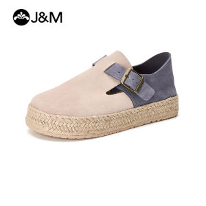 Joy&Mario 2025 Summer Womens Casual Leather Flats Bocken Shoes