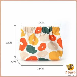 Digeo Fashion Printed Lipstick Bag Storage Bag Keys Coins Makeup Bag Small Bag Carry-On Bag