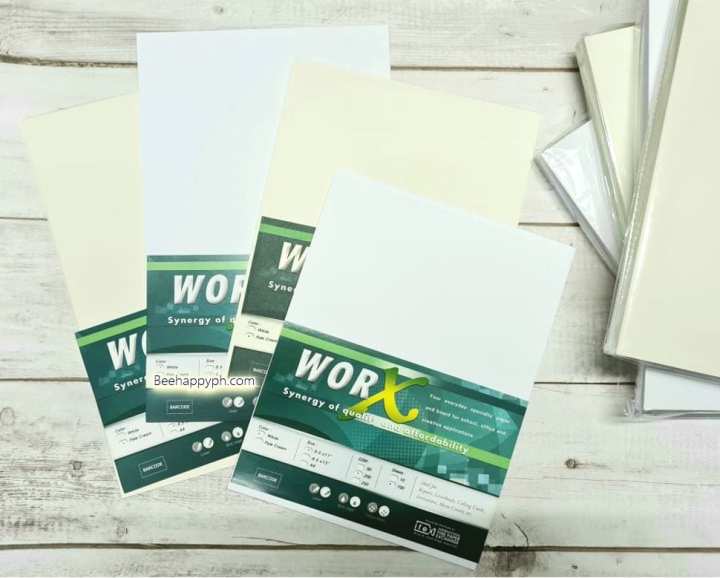 Worx Specialty Paper 90gsm 200gsm 100 Sheets Lazada PH