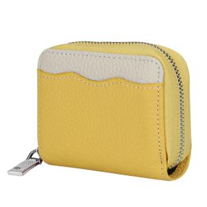 Royal Bagger RFID Blocking Organ Card Holder Genuine Leather Credit Card Case Small Clutch Coin Purse for Daily Use 1910