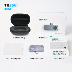 Mileseey Thermal Imaging Camera TR256i 256*192 with App for Android Phone IP54 Industrial Inspection Heat Loss Detection Infrared Thermal Imager