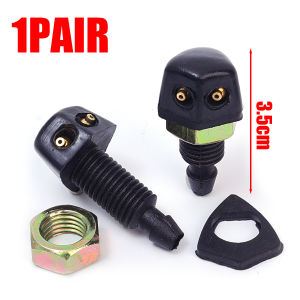 4PCS Universal Car Front Windshield Wiper Nozzle Jet Sprayer Kits Windscreen Sprinkler Water Spray Washer Outlet Accessories