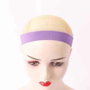 Elastic Wig Headband Adjustable Wig Grip Band Bow Knot Hair Net Cap Secure Strap Non Slip Wig Accessory