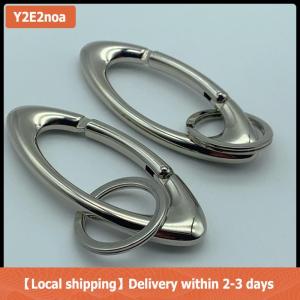【Local shipping】 Zinc Alloy Keychain Oval Multifunctional Mountaineering Keychain Accessories