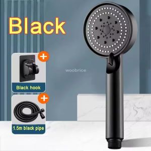 MLADEN Multi-Functional High Pressure Shower Head with 5 Modes Super Strong Rain Hose Holder Bathroom Accessories 花洒