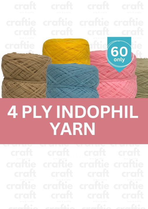 Soft Indophil Yarn Baguio Indophil Yarn 4ply 100g Part 1 | Lazada PH