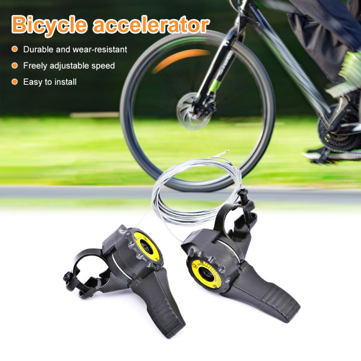 Bike Gear 3x7 21-Speed Bicycle Brake & Shifter Levers Combo Set With Stainless Steel Cables 3x7 Speed Shifters