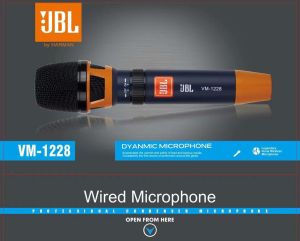 Mic Karaoke Có Dây JBL VM-1228. Micro Karaoke JBL VM-1228 Kiểu Dáng Chắc Chắn Cầm Đầm Tay Độ Bền Cao.Bảo Hành 3 Tháng.