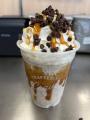 Chocolate Droplets Chocomini Kisses for Mini Donuts Frappe Milkshake. 