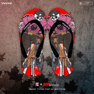 SV7N-0157 Sandal Jepit Pria Dewasa UK 36-43 Dan Anak anak UK 26-35 Sandal Distro Printing Sendal Pria Sehari hari