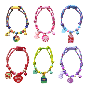 Fashionable Knitted Design Dog Cats Collar Soft Adjustable Suitable for Indoor Outdoor Wear