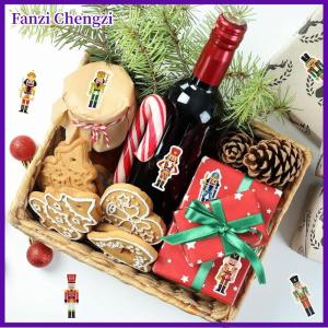 Fanzi 500Pcs Christmas Cartoon Nutcracker King And Soldier Decals Christmas Nutcracker Stickers Cute Stationery Decoration