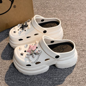 [Free Shipping] 10.0 Ultra-High-Heeled Clogs For Women Summer Outdoor Wear Thick-Soled Height-Increasing Perfect For Wedding Dresses New Beach Sandals
