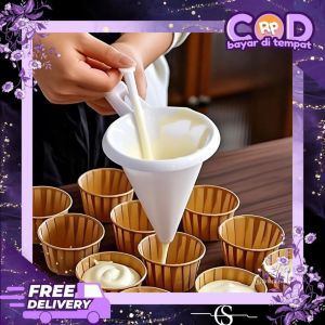 Corong Dispenser Adonan Kue / Coklat / Krim Model Genggam / Dispenser Adonan Kue Praktis Corong Kue