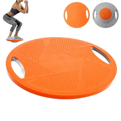 Wobble Balance BoardExercise Balance Stability Trainer Portable Balance Board41.5cm Diameter No-Skid Surface with HandleStability Board for Kids and Adults