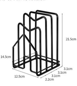❣️SPACEIDEAS❣️Cutting Board Holder Lid Holder Baking Plate Holder Dishes Holder Kitchen Rack Cutting Board Storage Rack Lid Storage Rack Baking Pan Holder Backing Tray Holder Dishes Storage Rack Backing Tray Rack Baking Pan Rack Pan Lid Holder