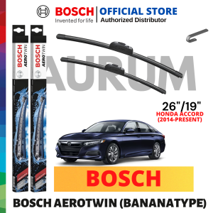 Bosch Aerotwin Wiper Blade set for Honda Accord 2015 2016 2017 2018 2019 2020 2021 2022 (26/19) 2pcs