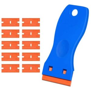 USEFUL TOOL Ceramic Glass Cleaning Scraper Auto Film Sticker Scraping Plastic Scraper Glass Clean Scraper Glue Removal Car Edged Cleaner Scraper Tool