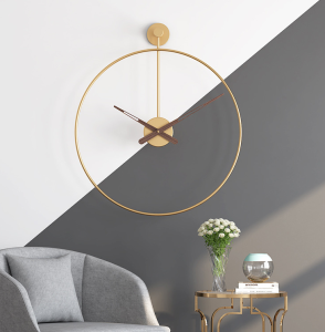 Nordic Style Iron Wall Clock Creative Fashion Modern Design Mute Clocks for Home Living room Decor Office Hanging Digital Watch Clocks