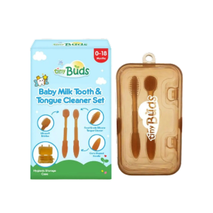 Tiny Buds Baby Milk Tooth & Tongue Cleaner Set