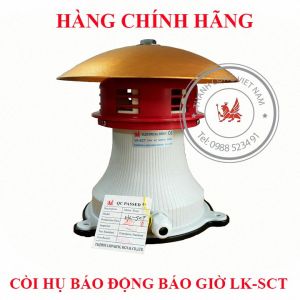 Còi hụ báo động báo giờ còi công nghiệp cỡ nhỏ LK-SCT bảo hành 12 tháng hàng chính hãng có rơ le nhiệt bảo vệ nghe rõ trong môi trường tiếng ồn lớn
