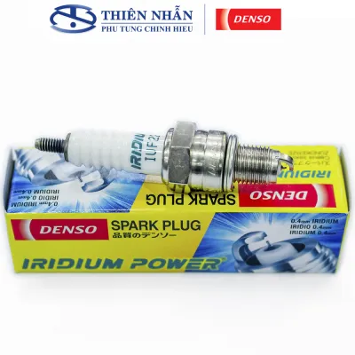 Bugi DENSO Iridium IUF22 xe PG1 Wave alpha 2002 Wave ZX Dream Sirius Jupiter Taurus Smash Revo X-bike Axelo Viva Shogun Magic Angel (chân ngắn)
