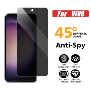 Privacy Tempered Glass for Vivo Y18 Y19 Y28 4G Y28s 5G Y29 Y39 Y19s Y03 Y03t Y04 X90 Pro X80 X70 X60 X50 V5 V7 Plus V9 V11 Pro V11i V15 V17 V19 Neo V20 Se V21 5G V21e 4G V23 V23e V25 V25e V27e V29e S1 Pro Anti Peeping Screen Protector Film