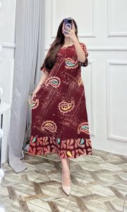 DASTER MAURA CAP BUSUI RESLETING DEPAN BATIK CAP REMPEL MOTIF TERBARU