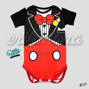 baju bayi jumper bayi lucu karakter miki mickey mouse