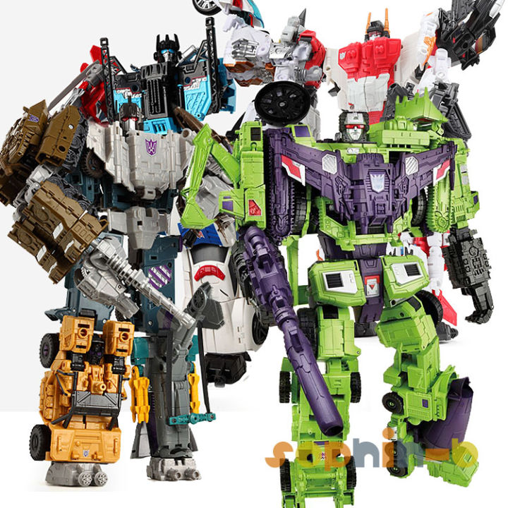 Transformed Defensor Devastator Bruticus Superion Aerialbots Combiner ...