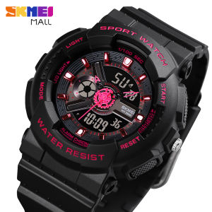 Skmei 1689 Đồng hồ thể thao nữ đường phố Fasion chống sốc kép ngày giờ 50m không thấm nước 44mm mặt số đồng hồ