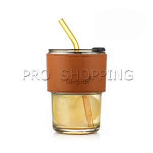 Pro  แก้วน้ำ แก้วกาแฟ  400ml สไตล์มินิมอล ทนความร้อนได้ดี  พร้อมส่ง  Coffe cup