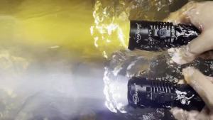 HaixnFire DV57 Underwater Waterproof Flashlight XHP70 Scuba Diving Light Outdoor Camping torch