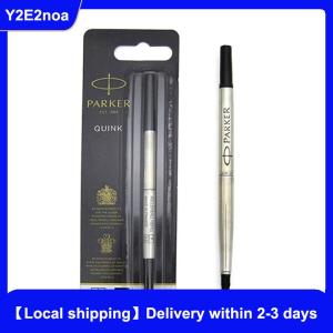 Y2E2noa Parker Quink Roller Ball Pen Refill Black Ink 0.5/0.7mm Medium Nib Smudge-Proof Blot-Proof Ink for All Parker Roller Ball Pens