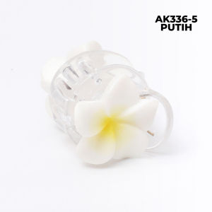 Jepit Rambut Korea Wanita Mini Model Bunga Kamboja Hairclip Anak Dewasa Aksesoris Rambut