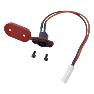 Charging Hole Cover with Cable Charging Port Waterproofs Cover for M365/PRO2 Scooter Accessories