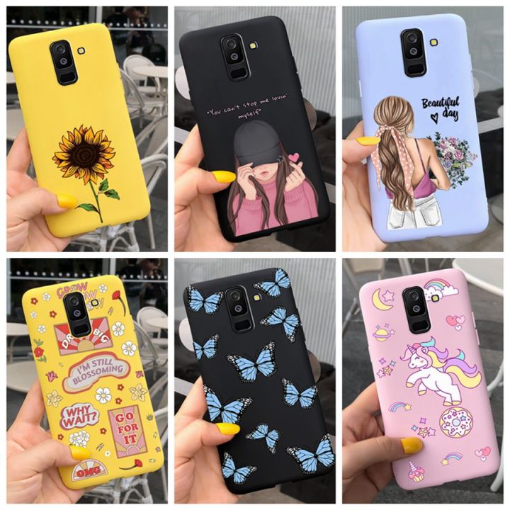 Samsung Galaxy A6 A6 Plus A6+ 2018 Phone Case Butterfly Soft TPU