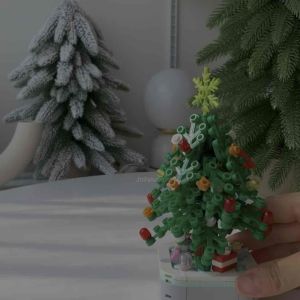 Jnihouse : Little Christmas Tree Bricks ตัวต่อต้นคริสต์มาสจิ๋ว - พร้อมส่ง
