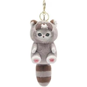Mofusand Kawaii Shark Cat Plush Keychain 13cm Cute Soft Stuffed Toy Gift for Kids Teens
