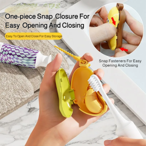 Portable Electric Toothbrush Head Protector Travel Set