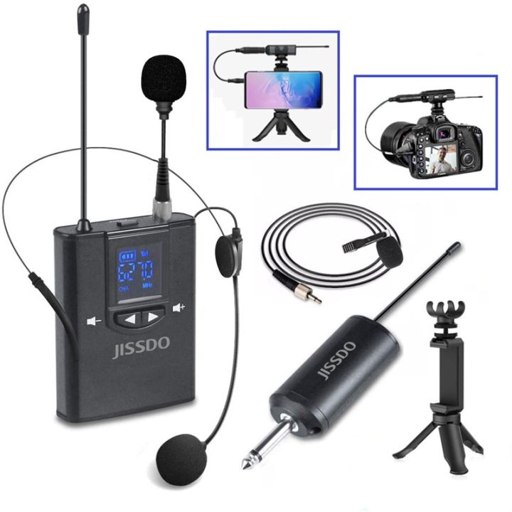 Microphone Wireless Lavalier Headset Stand Handheld Mic Lapel