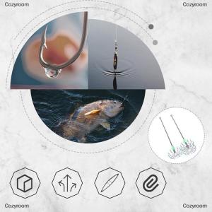 [COD] Cozyroom Stainless Steel Double Layers Umbrella Hook Squid Octopus Fishing Jig Hooks